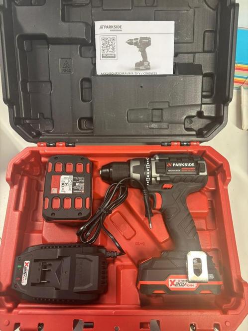 Parkside Performance Brushless Accu-Boormachine – 20V, Doe-het-zelf en Verbouw, Gereedschap | Boormachines, Nieuw, Boormachine