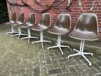 Seal Brown Herman Miller design Eames vintage glasvezel 60, Huis en Inrichting, Stoelen, Verzenden, Bruin, Eén