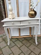 Beige Sidetable - Warm & Stijlvol, Huis en Inrichting, Tafels | Sidetables, Gebruikt, Minder dan 50 cm, Ophalen of Verzenden, Overige houtsoorten
