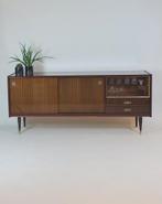 GEZOCHT retro/vintage dressoir of lowboard palissander glans, Gebruikt, Met deur(en), Ophalen of Verzenden, Retro vintage