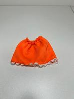 Vintage Mattel Barbie '80s neon rok met witte kanten rand, Ophalen of Verzenden, Zo goed als nieuw, Kleertjes