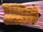 Fake fur body warmer Mt M/L, Kleding | Dames, Ophalen of Verzenden, Zo goed als nieuw, Maat 38/40 (M), Geel