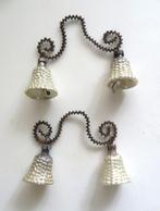 2x Tinsel met 2x 2 Kerstklokjes voor Kerstboompiek / Piek, Ophalen of Verzenden