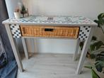 Tiled Side Table, Huis en Inrichting, Tafels | Sidetables, 50 tot 100 cm, Ophalen of Verzenden, Zo goed als nieuw, Rechthoekig