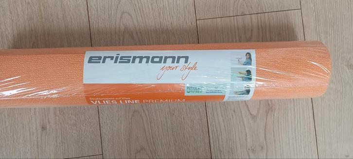 Rol oranje Vliesbehang of stevig decoratie papier., Huis en Inrichting, Stoffering | Behang, Oranje, 10 tot 25 m², Ophalen