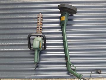 1 PERFECTE GRASTRIMMER MET HEGGENSCHAAR 24.95 EURO BEIDE   beschikbaar voor biedingen
