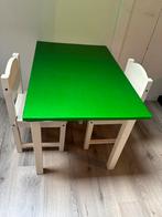 Tafel en stoeltjes set, Kinderen en Baby's, Kinderkamer | Tafels en Stoelen, Ophalen, Gebruikt, Tafel(s) en Stoel(en)