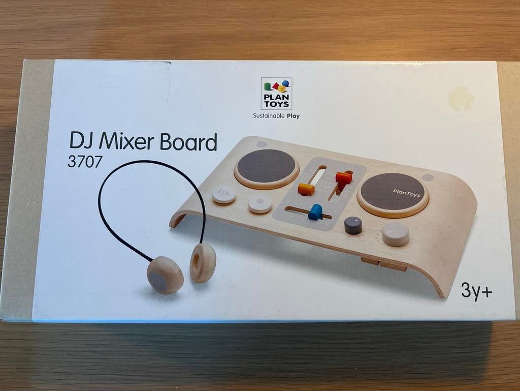 Plan Toys DJ Mixer Board - Nieuwstaat, Ophalen of Verzenden, Zo goed als nieuw, Knutselen, Met geluid