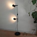 vintage vloerlamp zwarte spots Leuchten, 100 tot 150 cm, Metaal, Gebruikt, Vintage