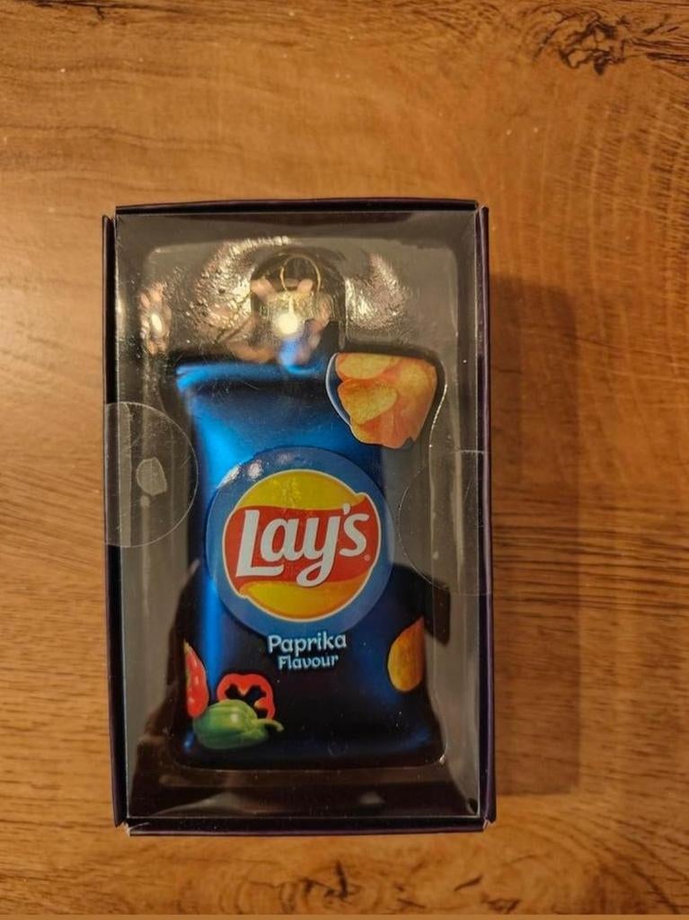 NIEUW: Lay's paprika chips kerstbal/ kerstornament, Ophalen of Verzenden, Nieuw