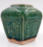 Groen geglazuurde Chinese gemberpot/ Celado, Ophalen of Verzenden, Huis en Inrichting