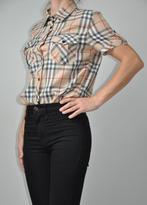 Burberry blouse s/m, top s/m, vintage dameskleding s/m, Kleding | Dames, Blouses en Tunieken, Maat 38/40 (M), Overige kleuren