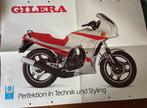 Gilera motorcycle brochure press release new model, Ophalen of Verzenden, Gebruikt, Motoren
