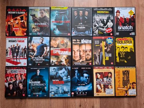 Pakket dvd's,  Departed, Goodfellas, Heat e.a, Cd's en Dvd's, Dvd's | Thrillers en Misdaad, Zo goed als nieuw, Alle leeftijden