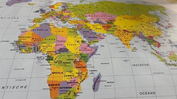 Hebri landkaart Wereld  beschikbaar voor biedingen