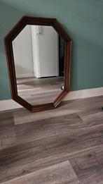 spiegel rechthoekig hout, Huis en Inrichting, Woonaccessoires | Spiegels, Minder dan 50 cm, Gebruikt, Ophalen of Verzenden, Minder dan 100 cm