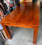 Massief houten eettafel / zware kwaliteit / lengte: 2.10 m, Huis en Inrichting, Tafels | Eettafels, Ophalen, 200 cm of meer, 50 tot 100 cm