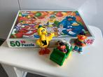 Sesamstraat poppetje feest puzzel auto Ernie Pino vintage, Ophalen of Verzenden, Meer dan 50 stukjes, Zo goed als nieuw, 2 tot 4 jaar