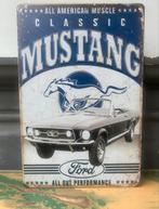 mustang auto garage borden wandbord tekstbord mancave