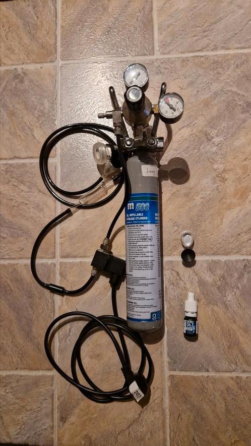 Co2 set compleet met fles, Dieren en Toebehoren, Vissen | Aquaria en Toebehoren, Zo goed als nieuw, Filter of Co2, Ophalen of Verzenden