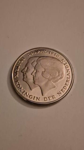 Gulden 1980 - Koningin Beatrix/Juliana  beschikbaar voor biedingen