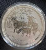 Australië 30 dollar 2015 (1kg) Lunar Year of the Goat, Postzegels en Munten, Edelmetalen en Baren, Verzenden, Zilver