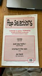 Pop selections 25 tophits, Muziek en Instrumenten, Bladmuziek, Ophalen of Verzenden, Gebruikt, Les of Cursus