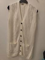 Mouwloze vintage vest, Kleding | Dames, Wit, Dralon, Maat 46/48 (XL) of groter, Ophalen of Verzenden