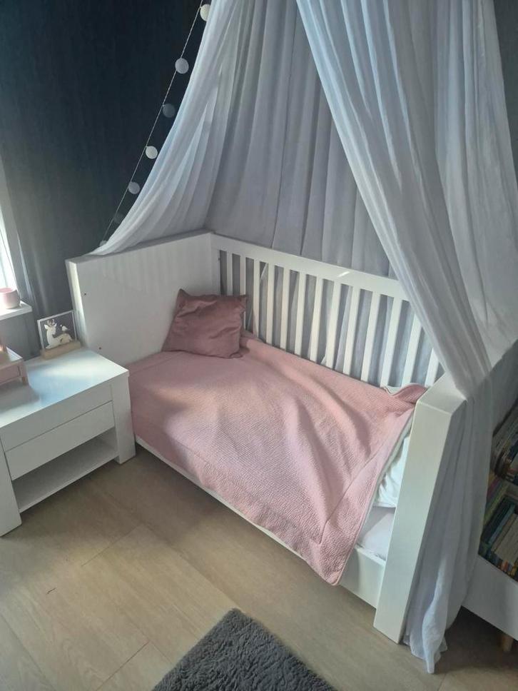 Kidsmill Bed 70x140 + Commode + Matras, Kinderen en Baby's, Kinderkamer | Complete kinderkamers, Zo goed als nieuw, Ophalen