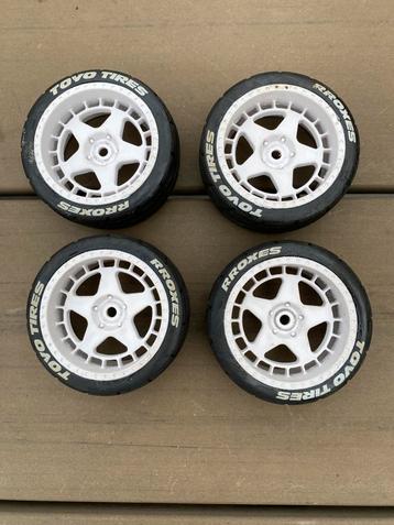 Rc straat banden semi slicks 4x beschikbaar voor biedingen