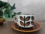 Vintage Boch Rambouillet kop en schotel jaren 60 servies, Huis en Inrichting, Keuken | Servies, Ophalen of Verzenden, Zo goed als nieuw