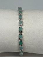 zilveren armband met echte smaragd – 925 sterling zilver