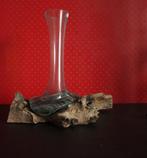 druppelvaas op hout, Ophalen of Verzenden