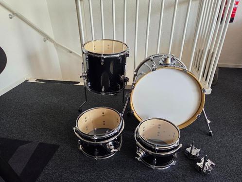 Ludwig Element black gloss shell set, Muziek en Instrumenten, Drumstellen en Slagwerk, Zo goed als nieuw, Ludwig, Ophalen