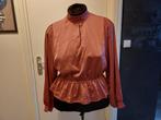 zgan cognac kleurige glans bloes Most Wanted mt S, Kleding | Dames, Blouses en Tunieken, Bruin, Ophalen of Verzenden, Zo goed als nieuw