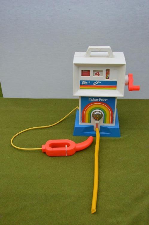 Vintage Fisher Price benzinepomp/ tank / pomp uit 1983 # 984, Kinderen en Baby's, Speelgoed | Fisher-Price, Gebruikt, Speelset