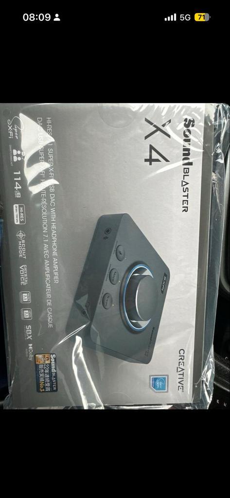 Creative Sound Blaster X4 - Nieuw in doos, Computers en Software, Geluidskaarten, Nieuw, Extern, Ophalen of Verzenden
