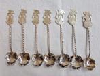 7 theelepels Wajang Indonesië Massief 800 zilver, Antiek en Kunst, Ophalen of Verzenden, Zilver