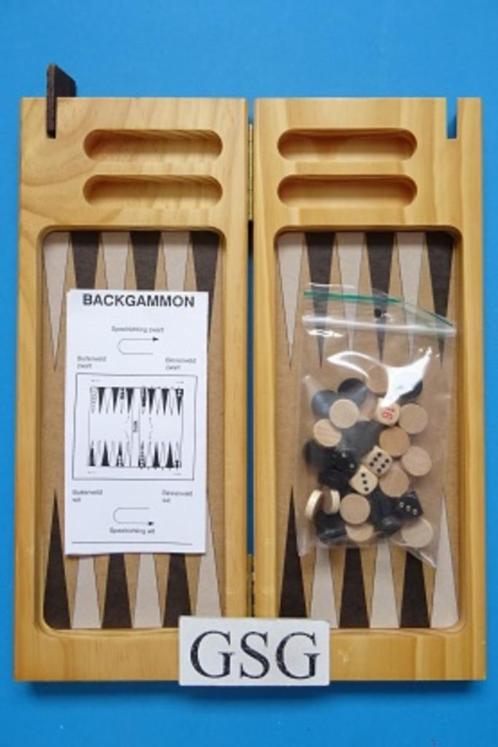 Backgammon nr. 61355-02, Hobby en Vrije tijd, Gezelschapsspellen | Bordspellen, Zo goed als nieuw, Ophalen