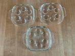 6 Pyrex slakkenschaaltjes - slakkenbordjes - Escargots, Ophalen of Verzenden, Zo goed als nieuw