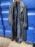 Lange leren motorjas maat 58  (jaren 50) Voor Oldtimer, Ophalen of Verzenden, Tweedehands, Heren, Jas | leer
