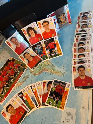 Spanje compleet Panini Euro 2008 (Villa, Iniesta, Xavi) beschikbaar voor biedingen