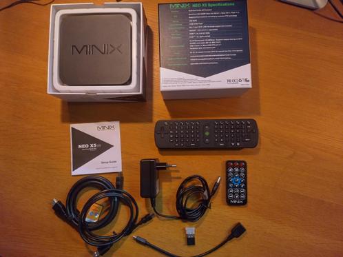 Minix NEO X5 media hub incl. airmouse, Audio, Tv en Foto, Mediaspelers, Gebruikt, Zonder harde schijf, HDMI, USB 2.0, Optische audio