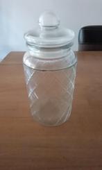 Glazen pot met deksel, Ophalen of Verzenden, Zo goed als nieuw