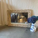 Spiegel – massief teak lijst - 100 x 70 cm - TTM Wonen, Huis en Inrichting, Woonaccessoires | Spiegels, TTM Wonen, Meubels – (Perzische) Tapijten en Woonaccessoires