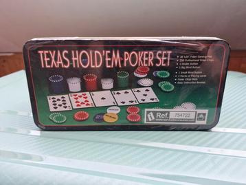 Texas Hold'em Poker Set - Nieuw & Geseald! beschikbaar voor biedingen