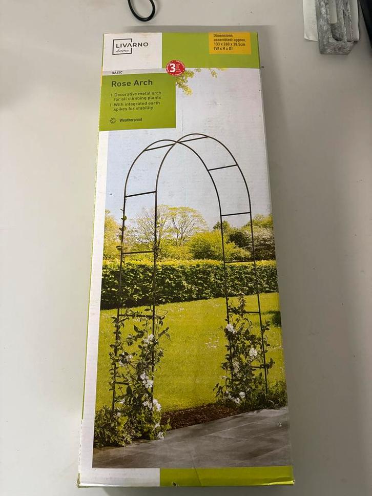 Nieuwe Rozenboog - Nooit Gebruikt!, Tuin en Terras, Tuinhekken en Hekwerk, Nieuw, Sierhekwerk, IJzer, Ophalen of Verzenden