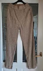 By-Bar goudkleurige lurex pantalon Benji S NIEUWSTAAT!, Kleding | Dames, Broeken en Pantalons, Overige kleuren, Ophalen of Verzenden