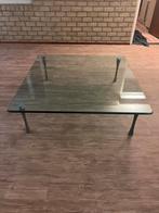 Design glazen salontafel Rolf Benz – robuust & tijdloos, Ophalen, Gebruikt, Vierkant, Glas
