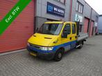 Iveco Daily 29 L 10 345 DC 7 pers pick up (bj 2005), Auto's, Achterwielaandrijving, Zwart, Iveco, 7 stoelen